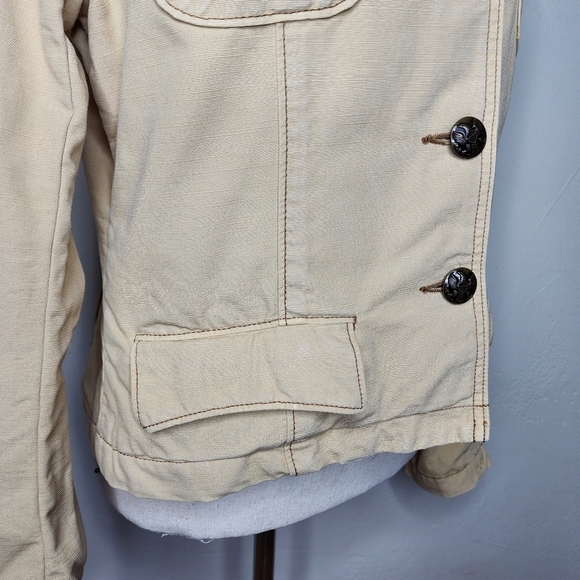 Vintage Ralph Lauren Original Polo Jeans Military Style Chore Jacket Size Medium - Picture 9 of 16
